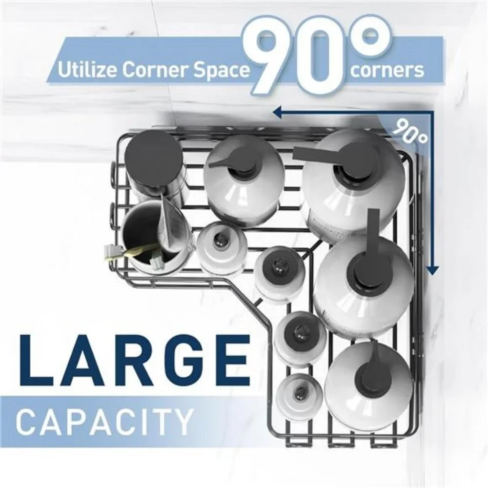 Corner Shower Caddy 3 Pack,Adhesive Shower Organizer for Bathroom Storage